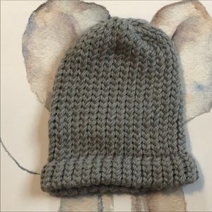 Grey Handmade 9-24months Baby boy hat